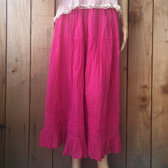 Mexican long skirts ONE SIZE Small to XL - Picture 2 of 7